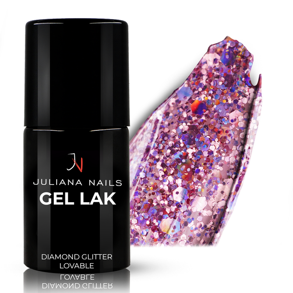 Gel lak Diamond Glitter Lovable 6ml