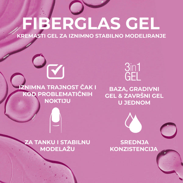 Fiberglas gel rozi II