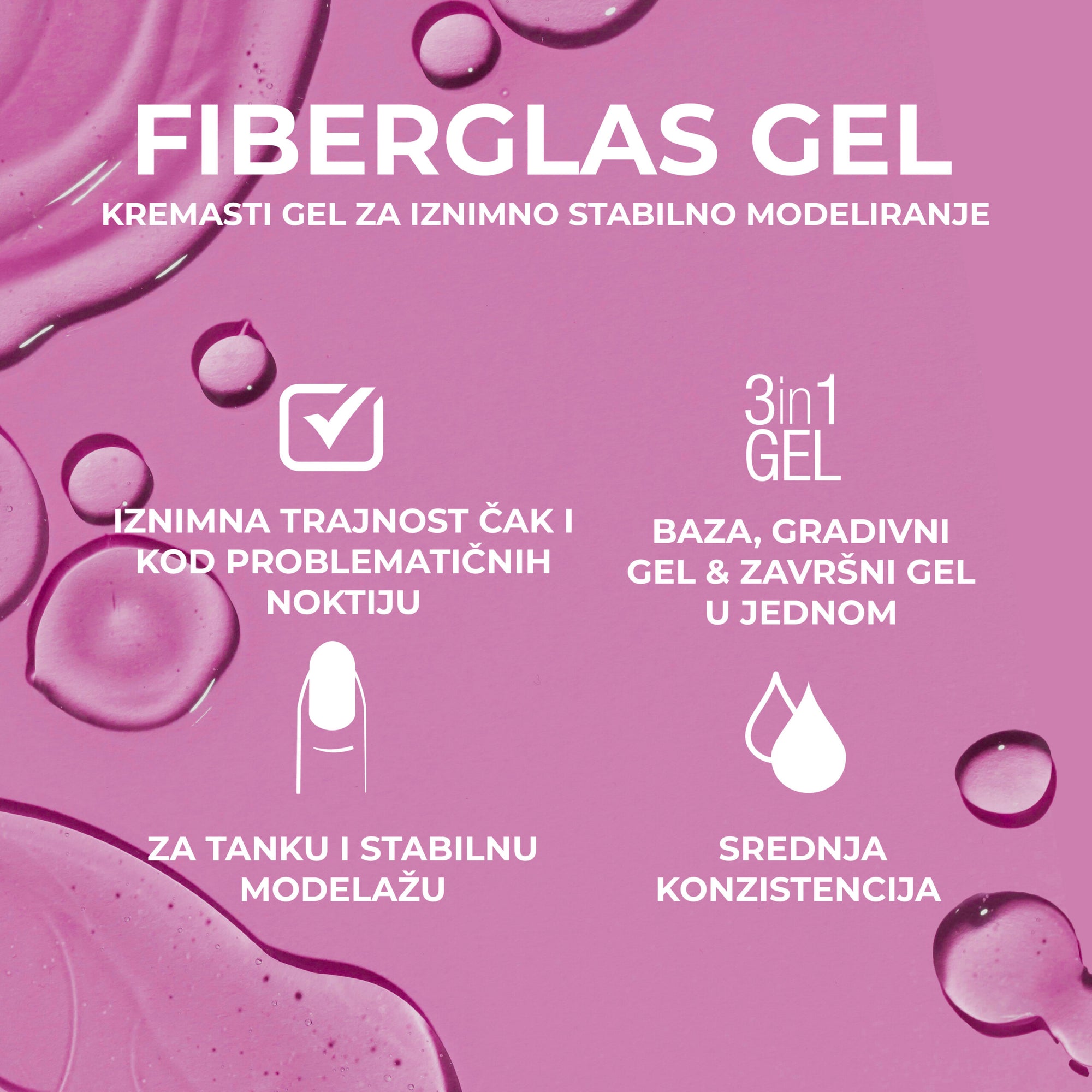 Fiberglass Gel Pink II