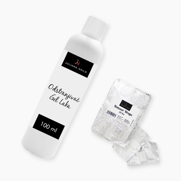Set za uklanjanje gel laka (trajnog laka) – Mini