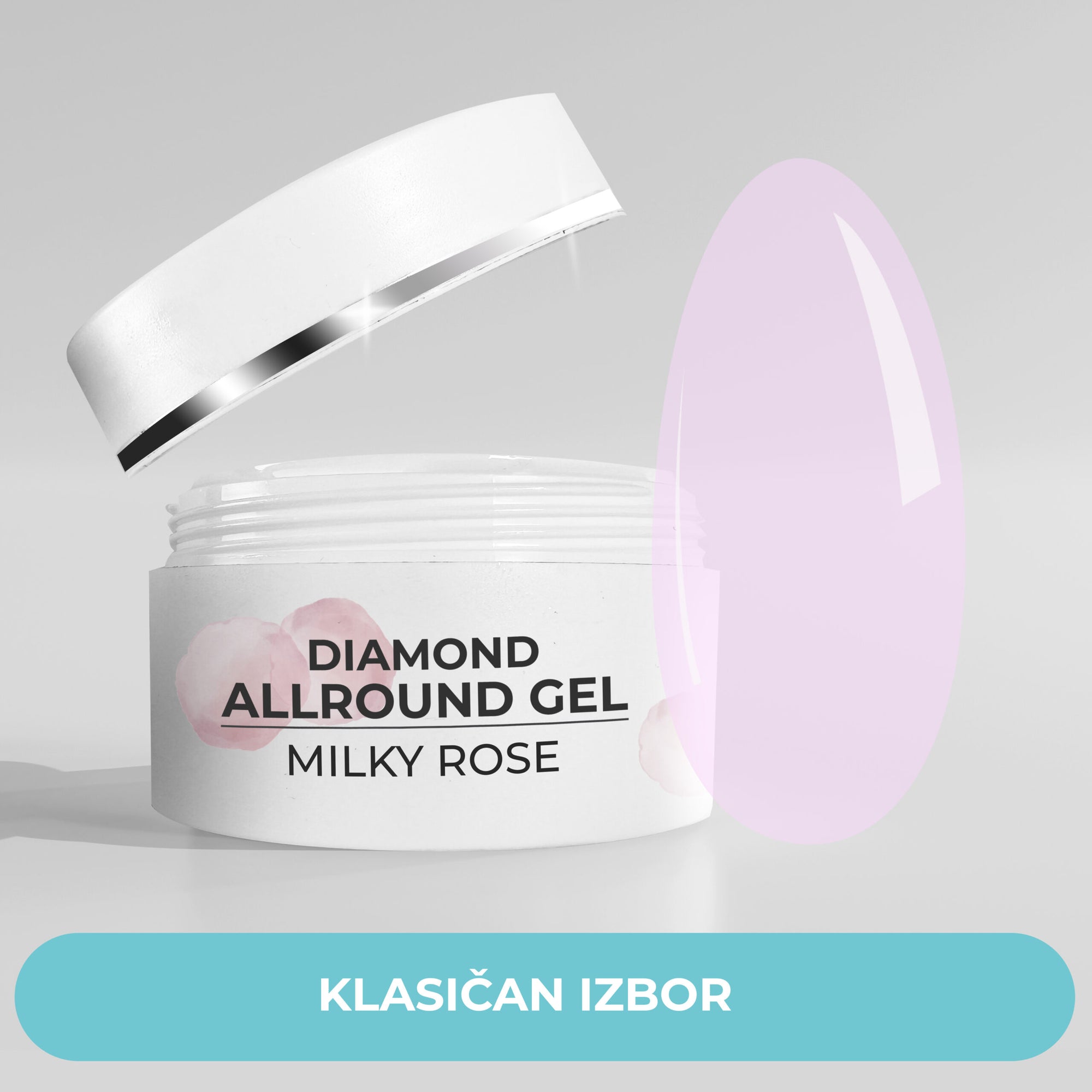 Diamond Allround Gel - Milky Rose
