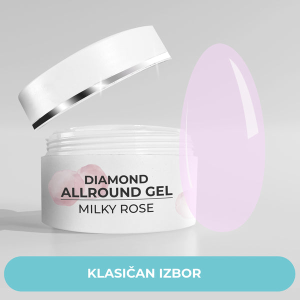 Diamond Allround Gel - Milky Rose