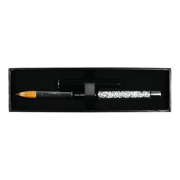 Premium Acrylic Brush – 100% Kolinsky – Oval No. 6