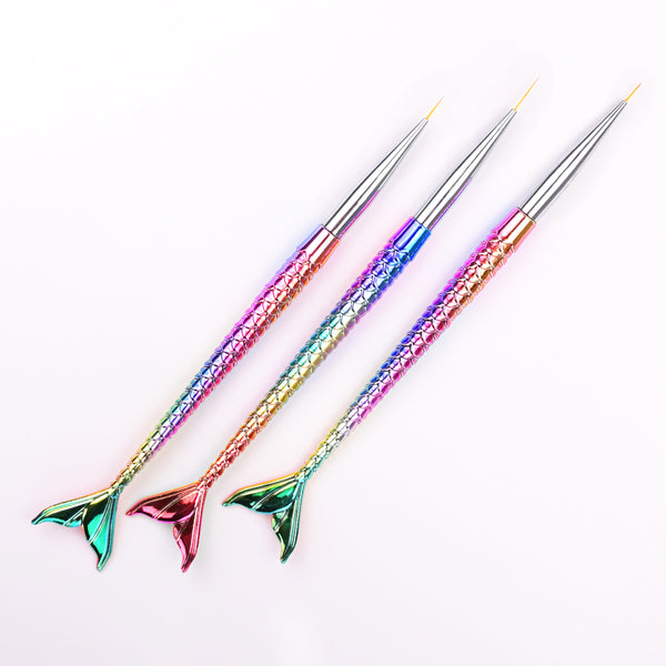 Juliana Nails set kistova za Nail Art – Mermaid (3 kom.)