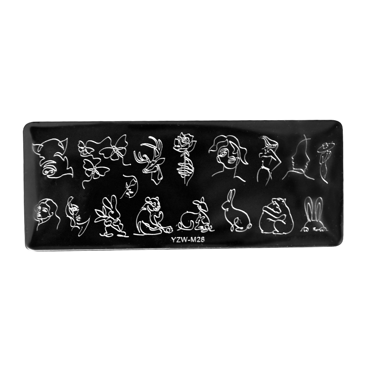 Šablona za štambiljanje Mini - Fine Art 02