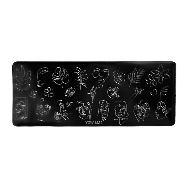 Šablona za štambiljanje Mini - Fine Art 03