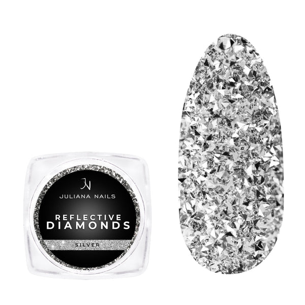 Reflective Diamonds – Silver