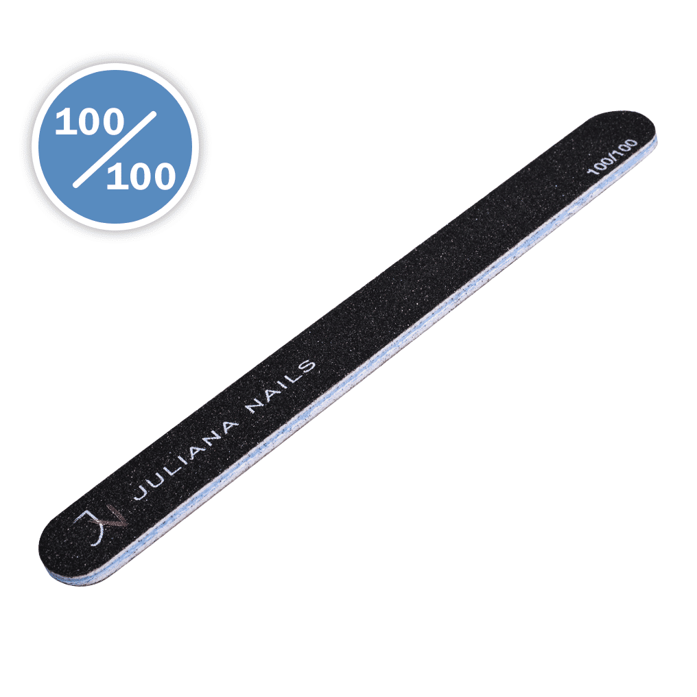 Profi file - flat - Black - 100/100