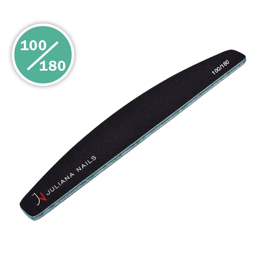 Profi half-moon file - Black - 100/180