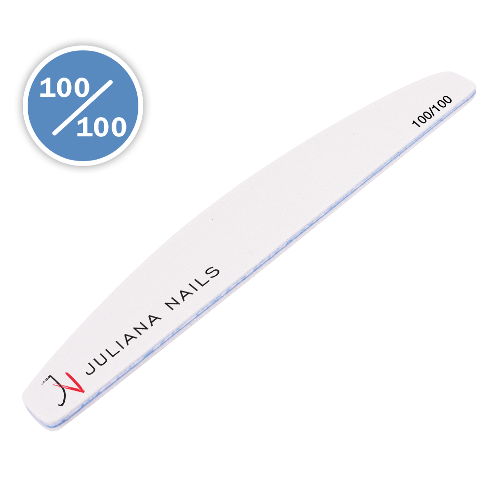 Profi half-moon file - White - 100/100