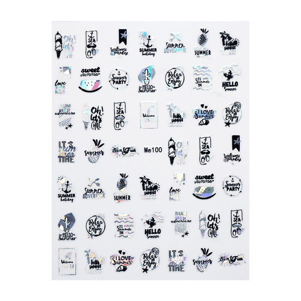 Nail Sticker – Chrome Time 1