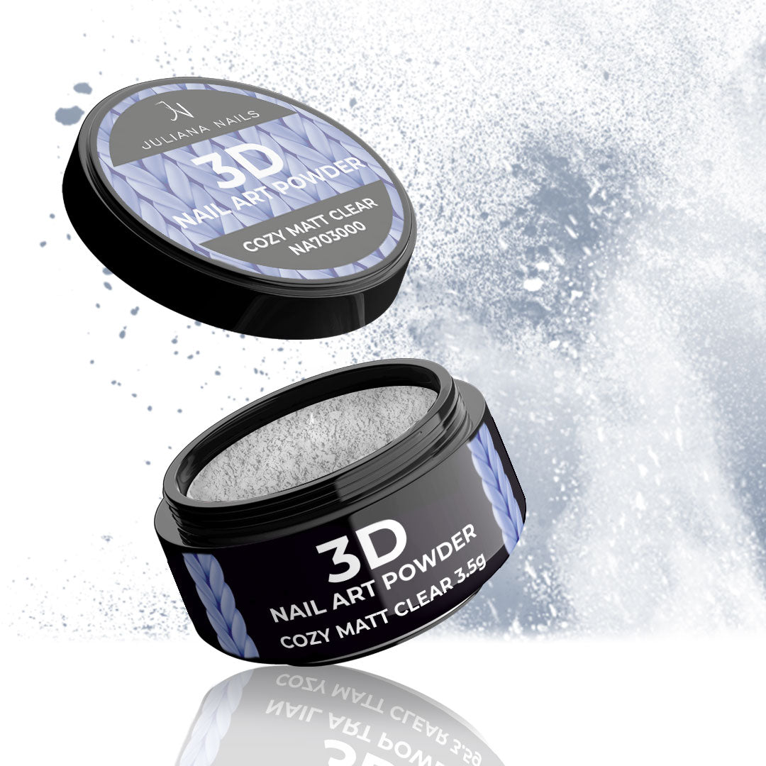 3D Nail art prah – Cozy Matt – proziran 3,5g