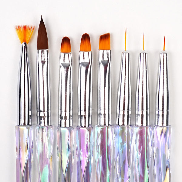 Brush Set – Aurora Glow (8 pcs)