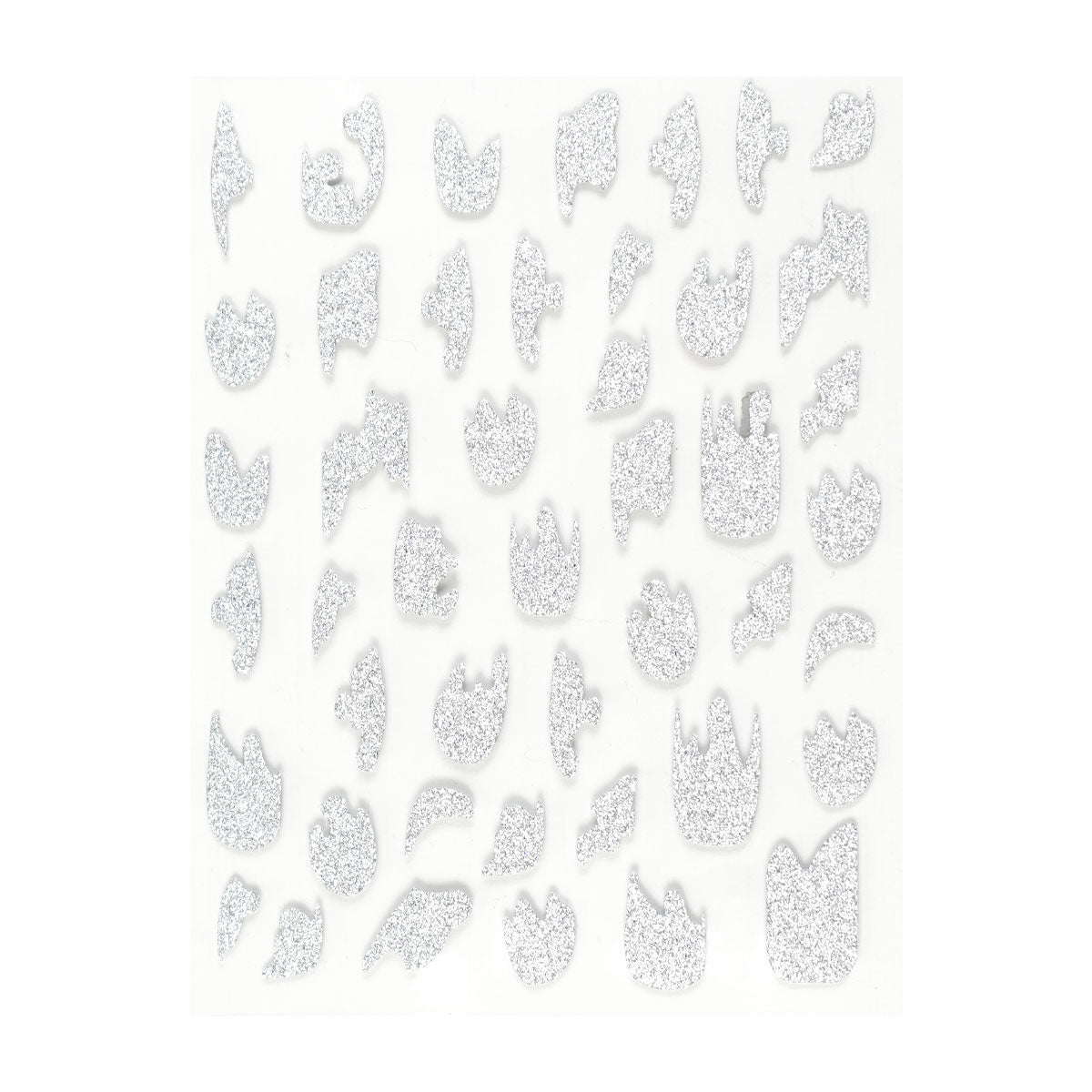 Nail Sticker – Silver Sparkle 2