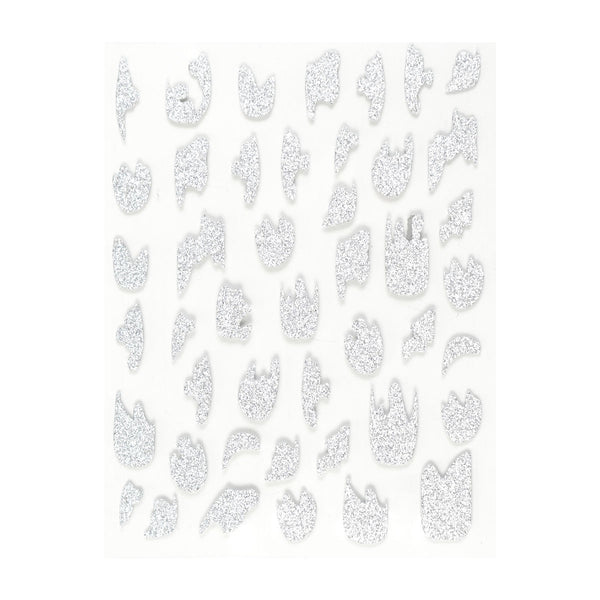 Nail Sticker – Silver Sparkle 2