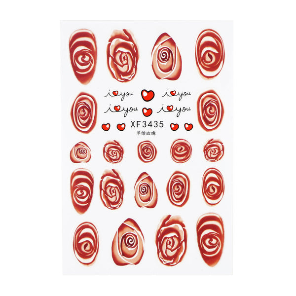 Nail Sticker – Rose Whisper – Hazel