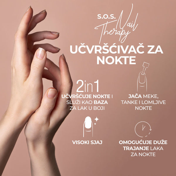 S.O.S. Nail Therapy – Učvršćivač za nokte 10ml