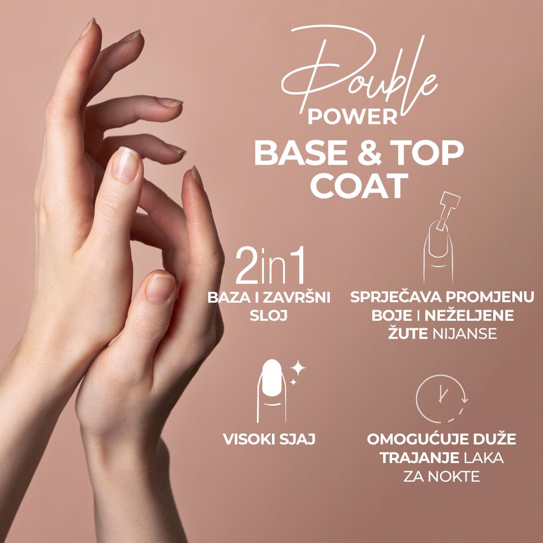 Double Power – Base & Top Coat 10ml