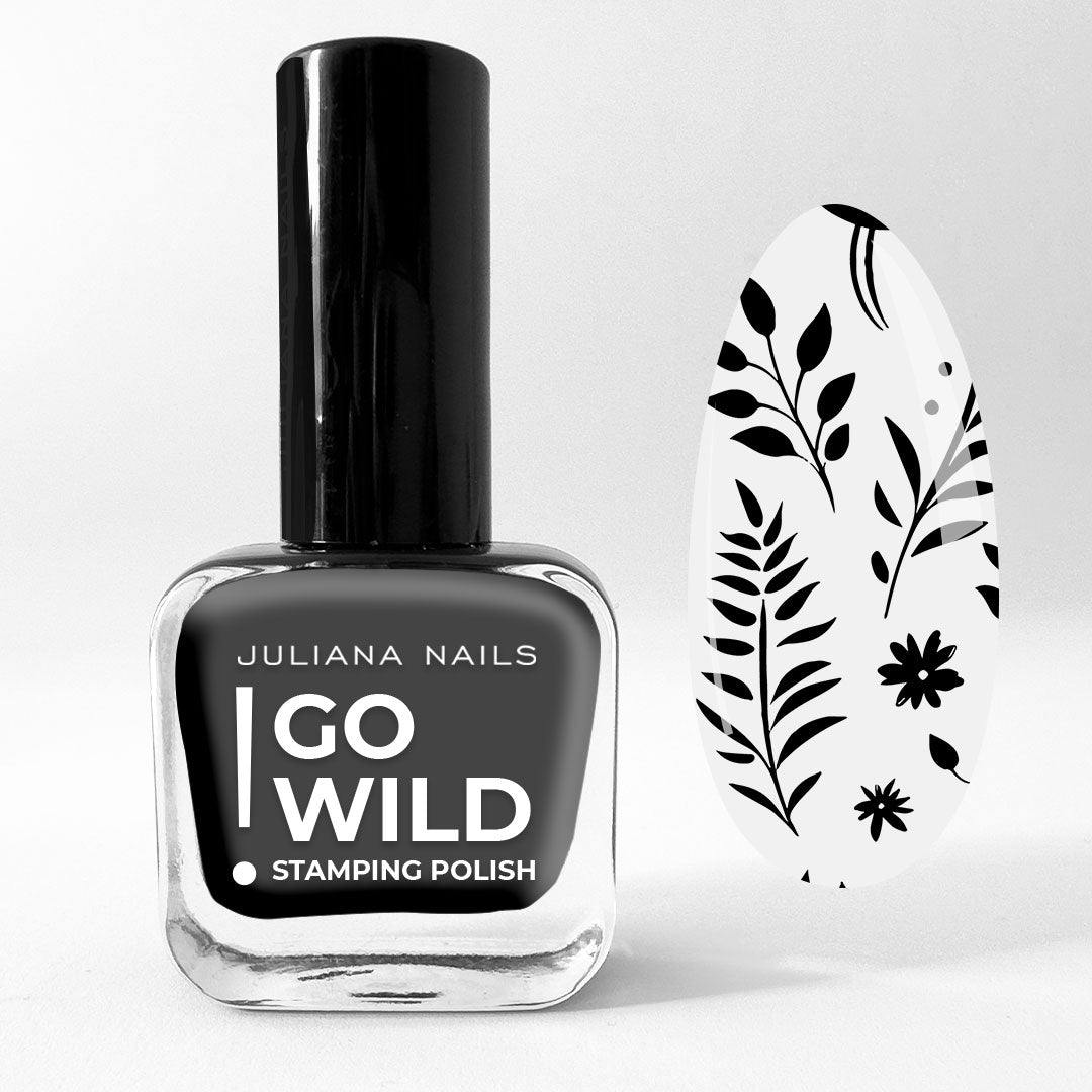 Go Wild! Lak za štambiljanje 10ml – Black Angel