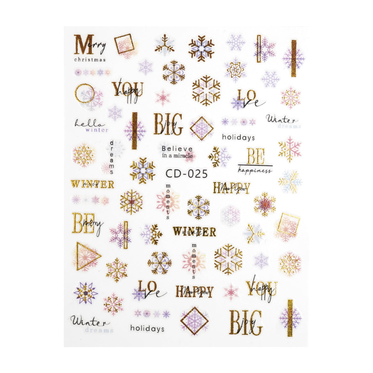 Nail Sticker – X-Mas Time 3