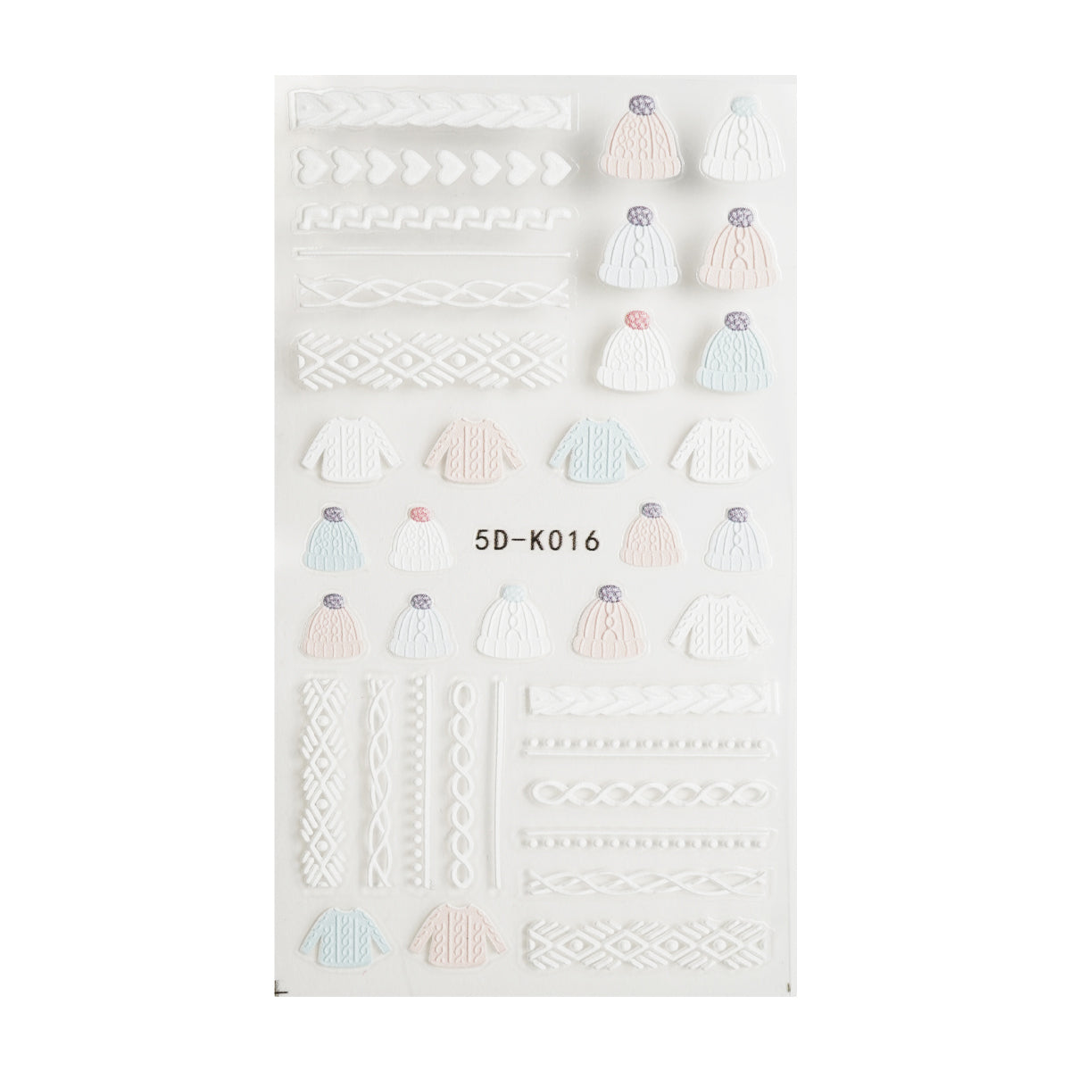 5D Nail Sticker – Winter Day
