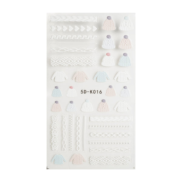 5D Nail Sticker – Winter Day