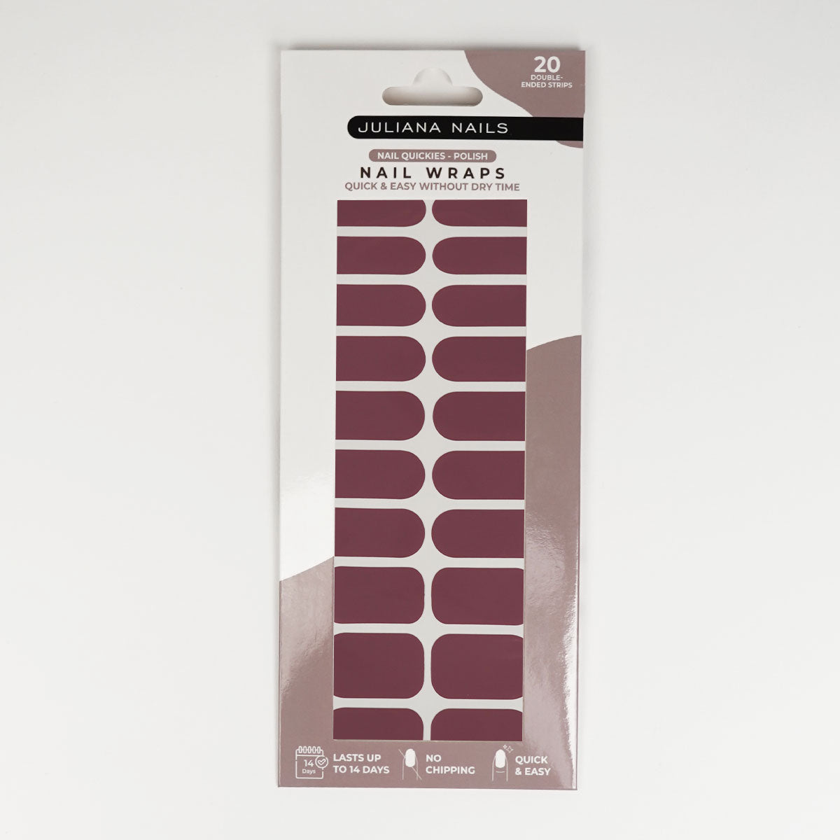 Nail Quickies – self-adhesive nail polish wraps – Stressless Mind (20 pcs.)