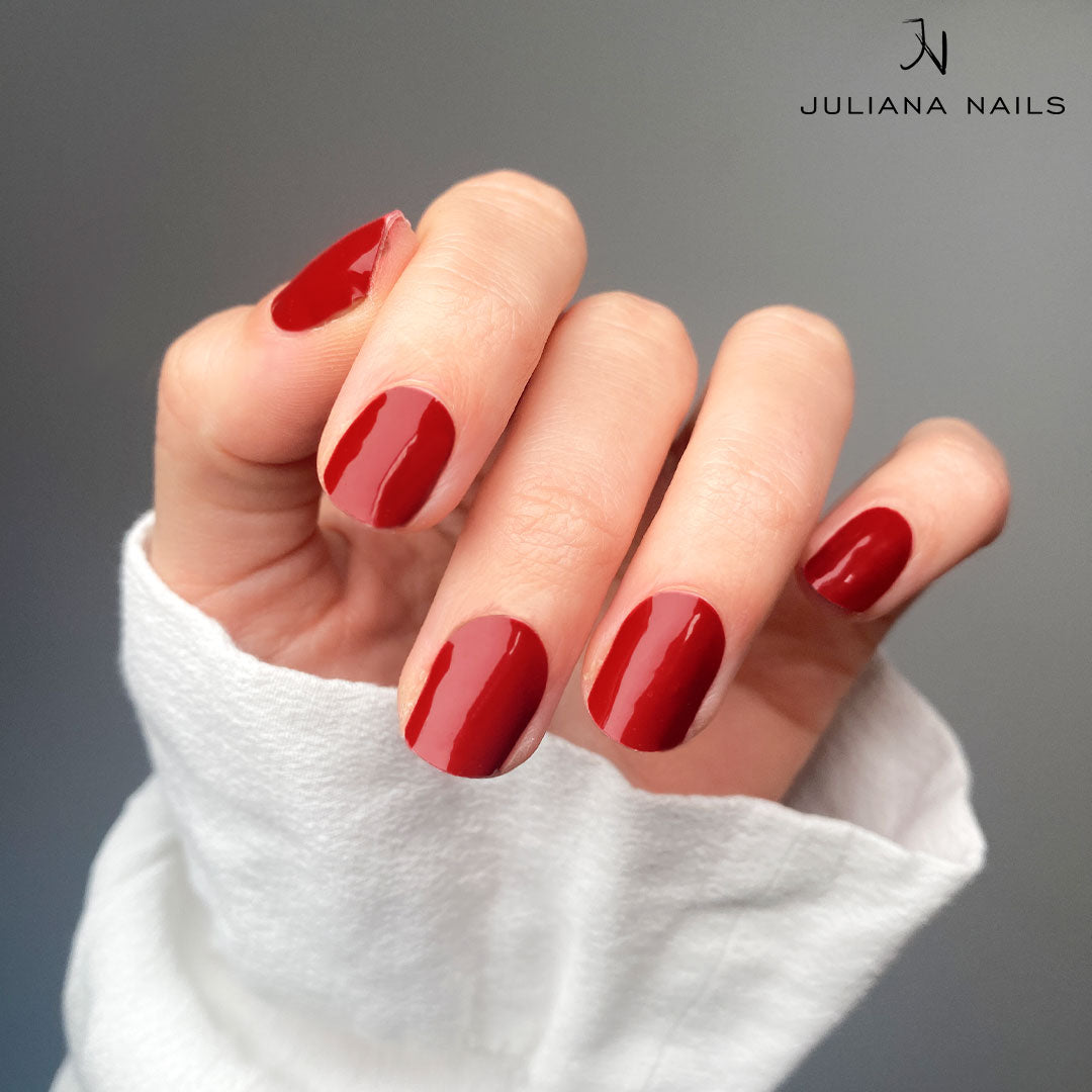 Nail Quickies – self-adhesive nail polish wraps – Woman In Red (20 pcs.)