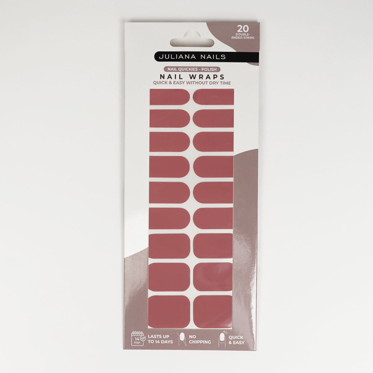 Nail Quickies – Self-adhesive Nail Polish Wraps – Natural Woman (20 pcs)