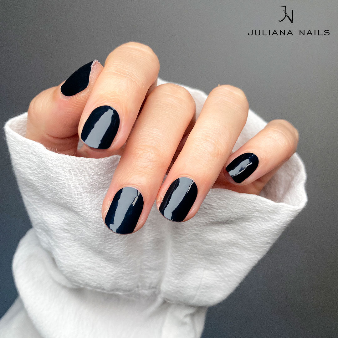 Nail Quickies – self-adhesive nail polish wraps – Black Beauty (20 pcs.)