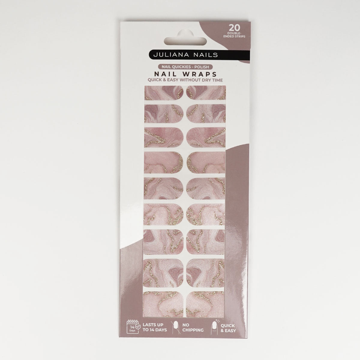 Nail Quickies – Self-adhesive nail polish wraps – Free Spirit (20 pcs)