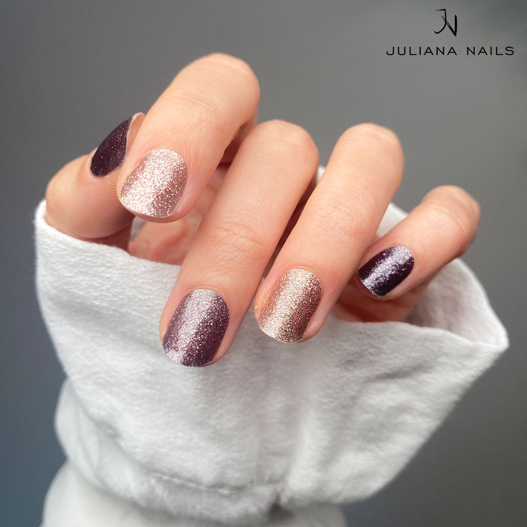 Nail Quickies – self-adhesive nail polish wraps – Twinkle Harmony (20 pcs)