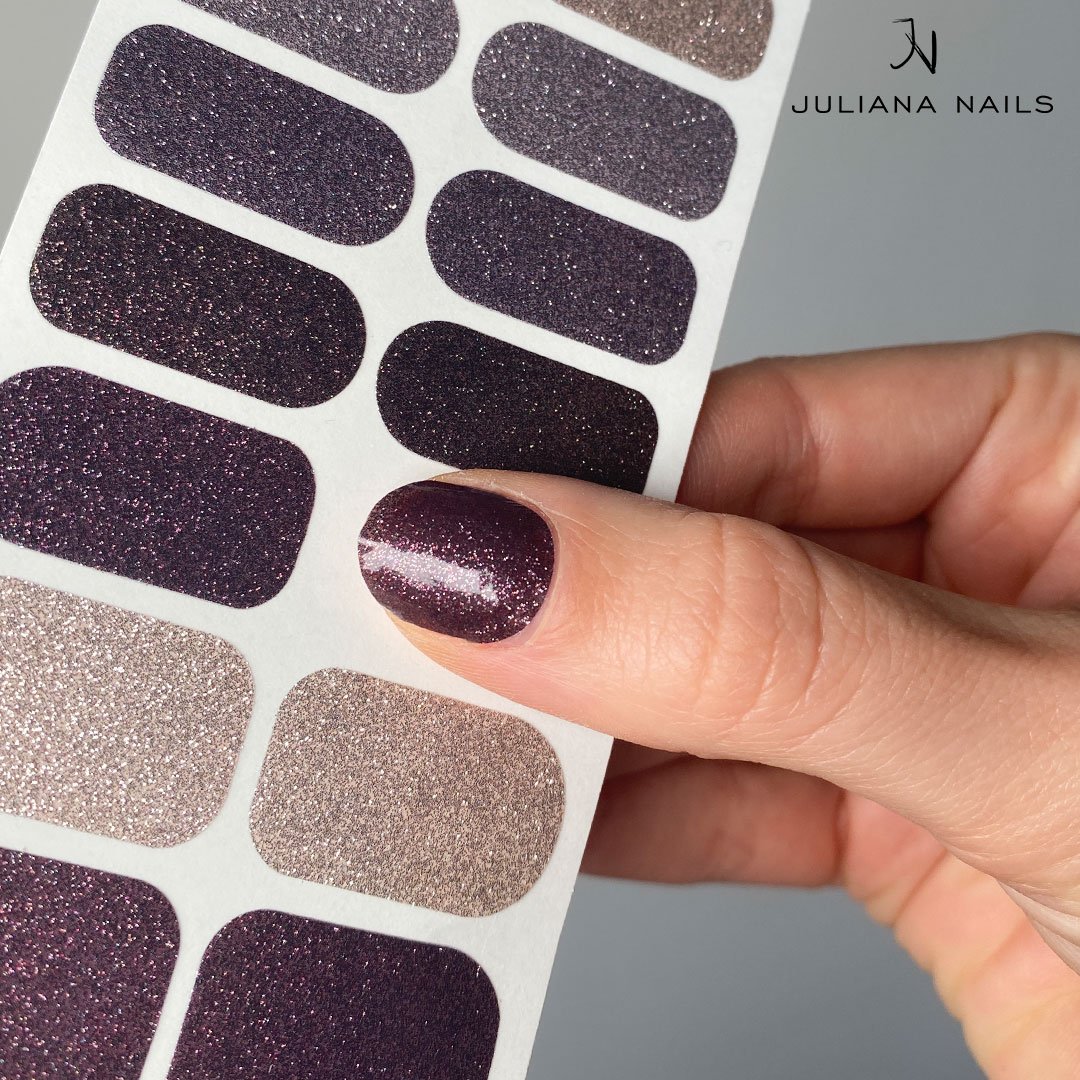 Nail Quickies – self-adhesive nail polish wraps – Twinkle Harmony (20 pcs)