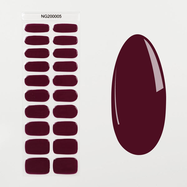 Nail Quickies – samoljepljive gel lak folije za nokte – Love Train (20 kom.)