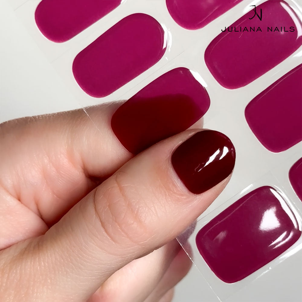 Nail Quickies – self-adhesive gel polish nail foils – Love Train (20 pcs.)