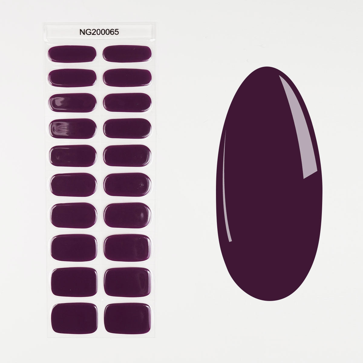 Nail Quickies – samoljepljive gel lak folije za nokte – Dark Obsession (20 kom.)