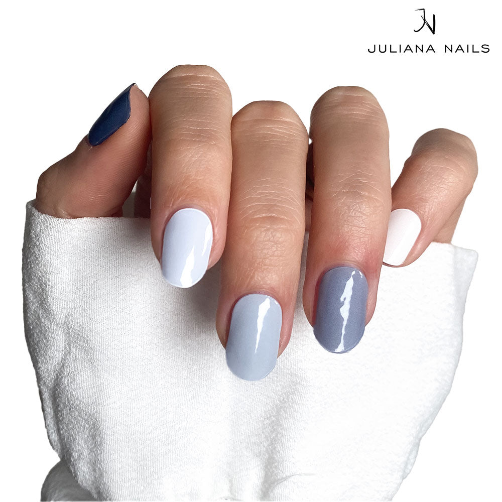 Nail Quickies – self-adhesive gel polish nail foils – Baby Shark (20 pcs.)