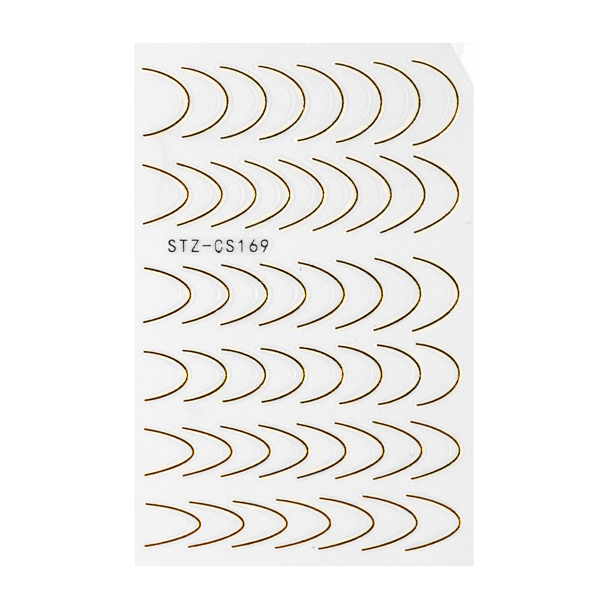 Nail Sticker – Sleeky French – Gold