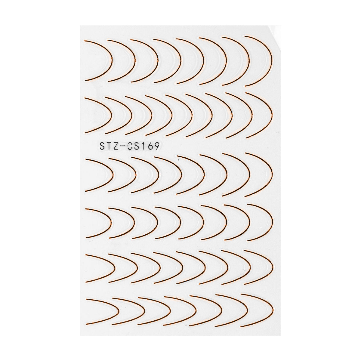 Nail Sticker – Sleeky French – Rosegold