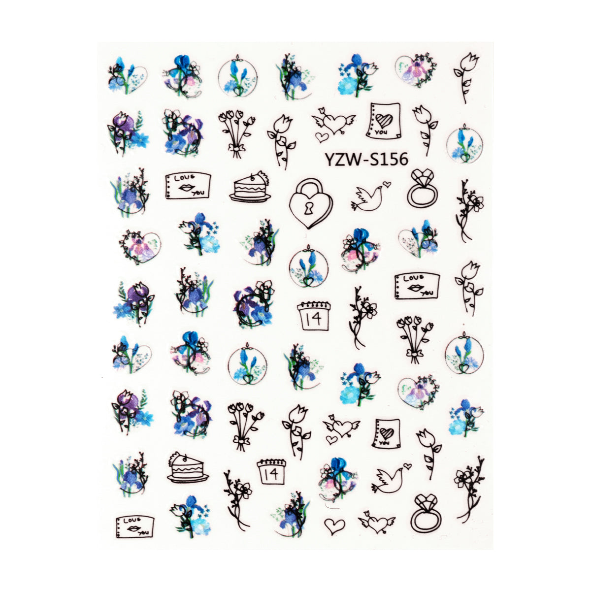 Nail Sticker – Spring Romance 3