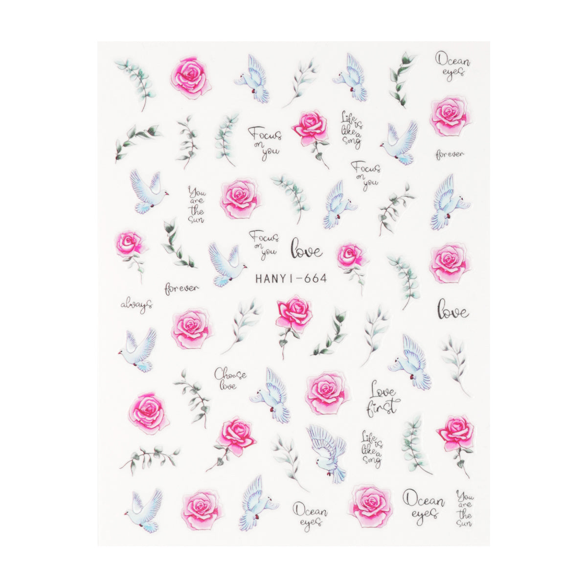 Nail Sticker – Spring Romance 1
