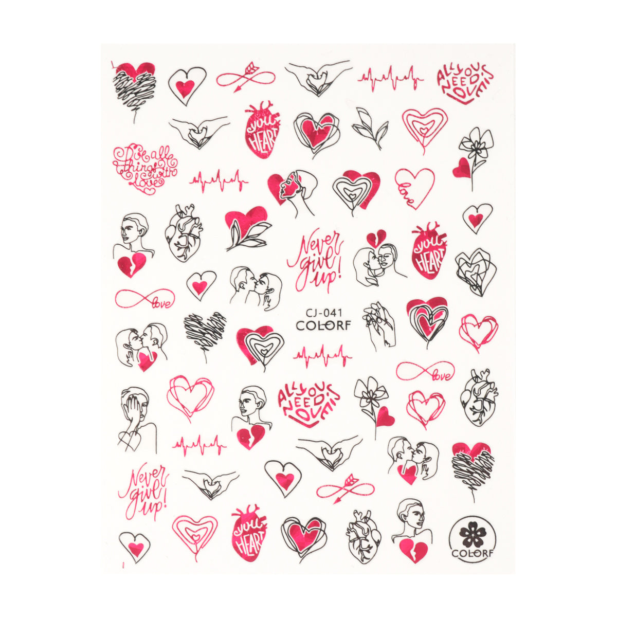 Nail Sticker – Heart Whisper 4