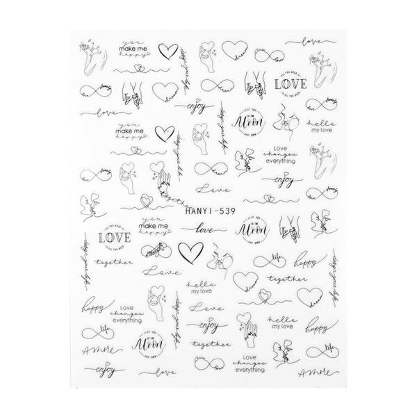 Nail Sticker – Heart Whisper 9