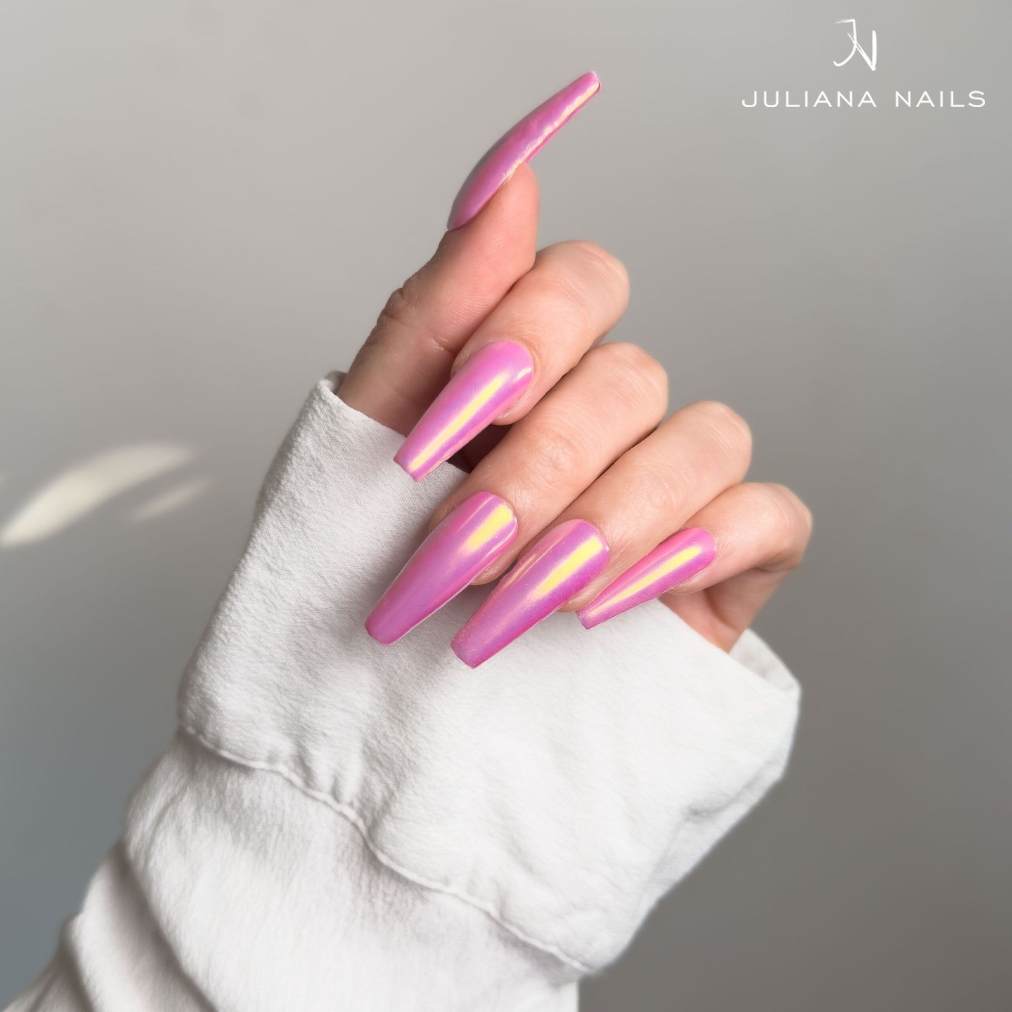 No File – Press-On Fullcover Tips Transparent – Ballerina – Long (100 pcs.)