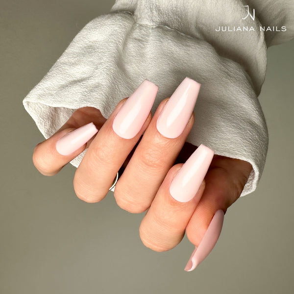 No File – Press-On Fullcover Tips Transparent – Ballerina – Medium (100 pcs.)