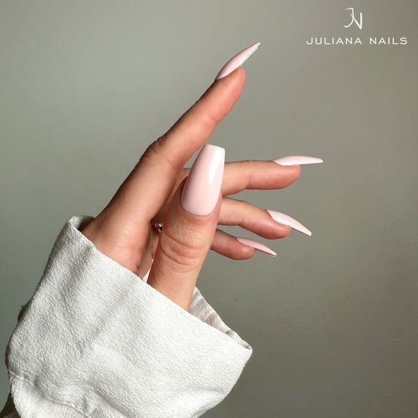 No File – Press-On Fullcover Tips Transparent – Ballerina – Medium (100 pcs.)