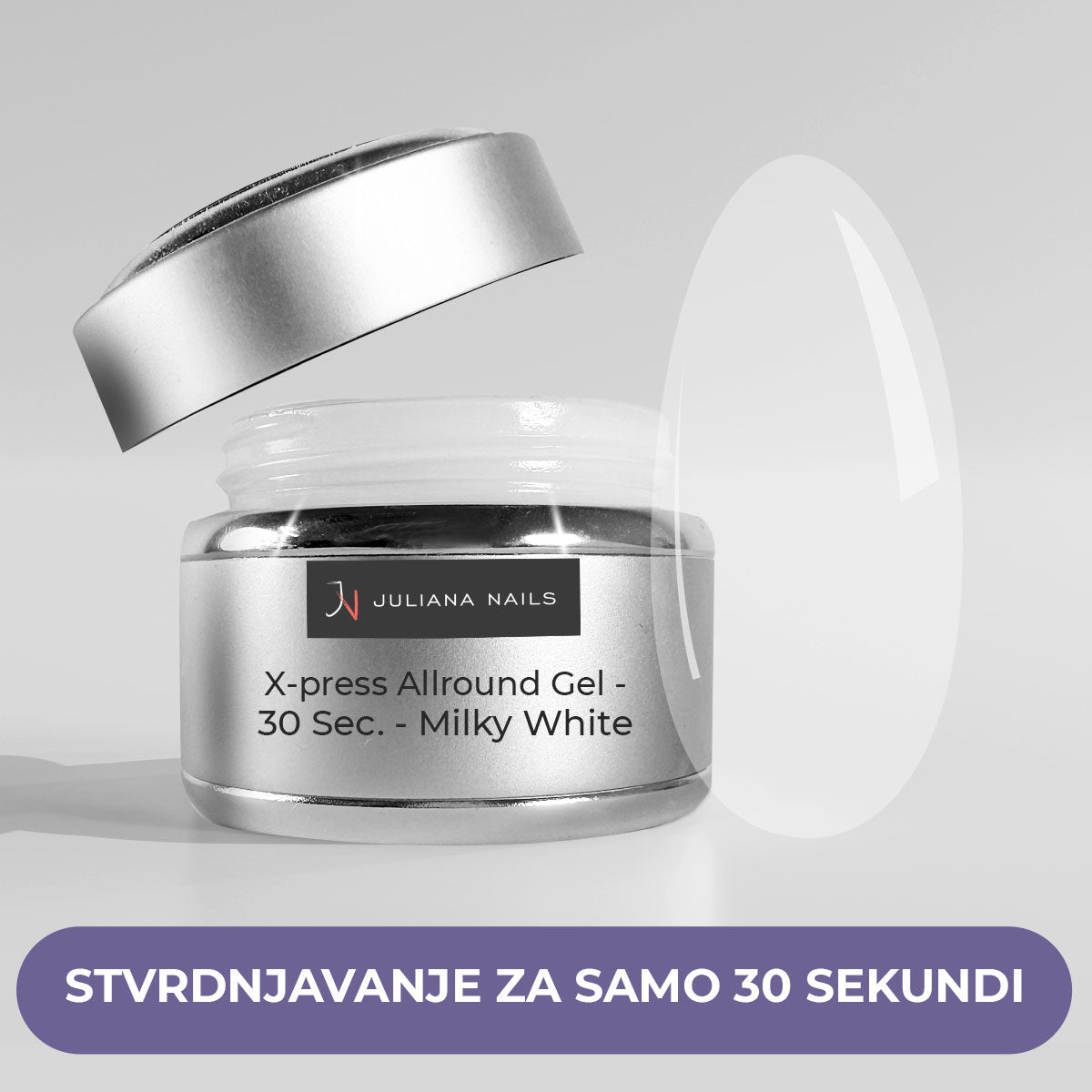 X-Press Allround Gel – 30 sek. – Milky White