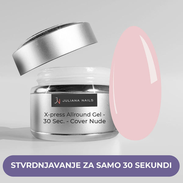 X-Press Allround Gel – 30 sek. – Cover Nude