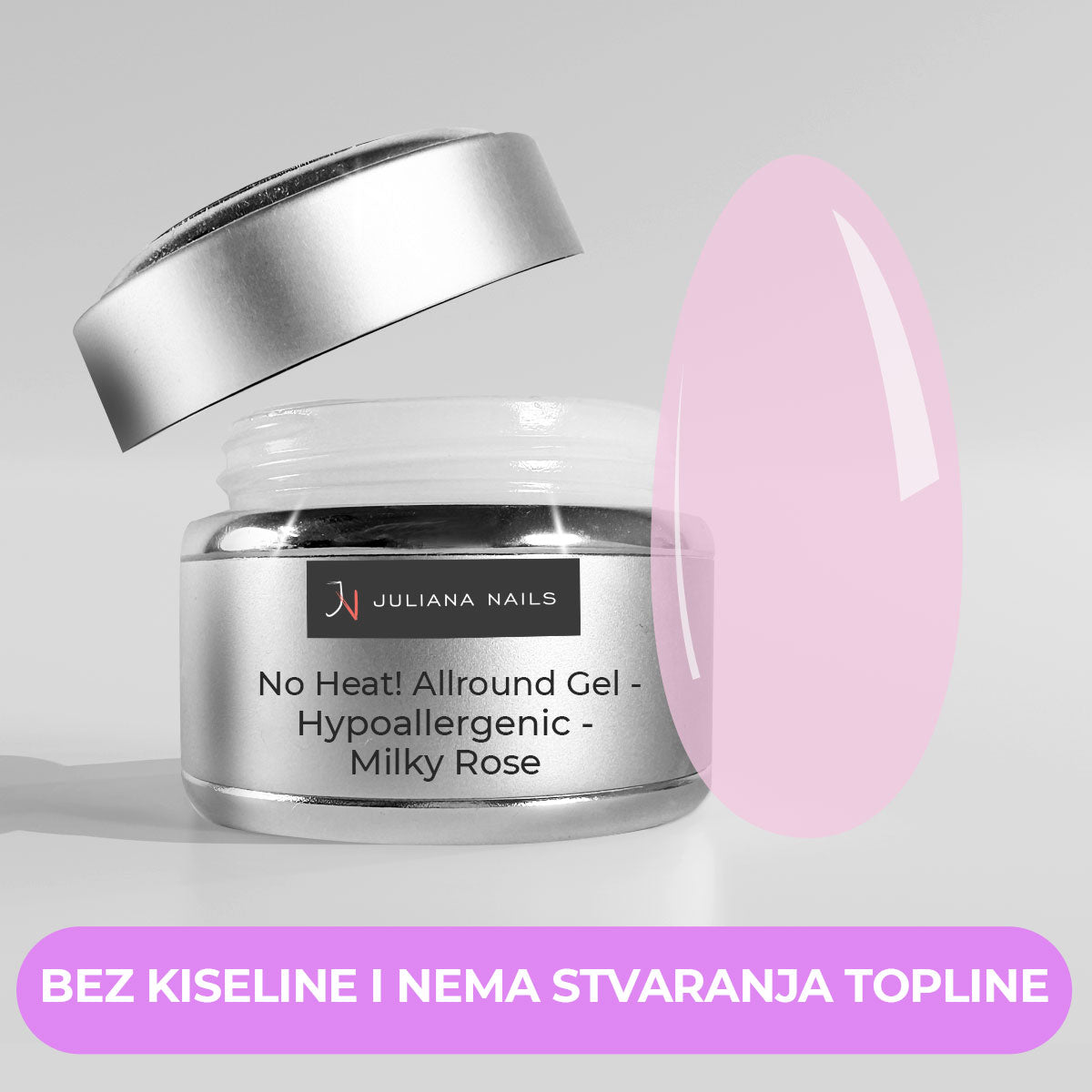 No Heat! Allround Gel – Hypoallergenic – Milky Rose