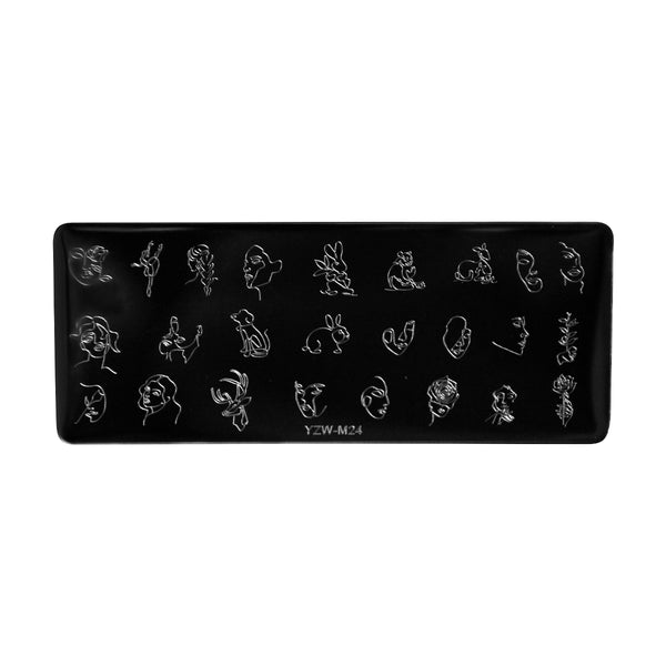 Šablona za štambiljanje Mini – Fine Art 01